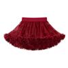Lace Skirt Girls Fluffy Chiffon Pettiskirt Solid Colors Tutu Skirts Girl Dance Skirt Christmas Tulle Petticoat Tulle