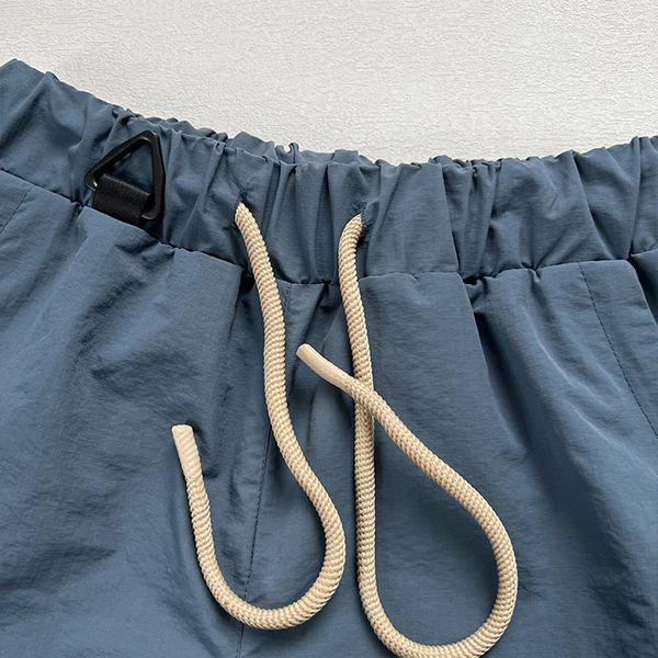 Outdoor Performance Cargo Pants Waterproof Breathable Casual Trousers Drawstring Pleated Paratrooper Pants