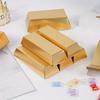 30 Stück Goldbarren Partygeschenkschachteln Papiergeschenkschachteln Simulierter Folien-Gold Leckerlischachteln Faltbare Geschenkverpackung Geschenkbox für Piraten-Casino Verpackungsbox
