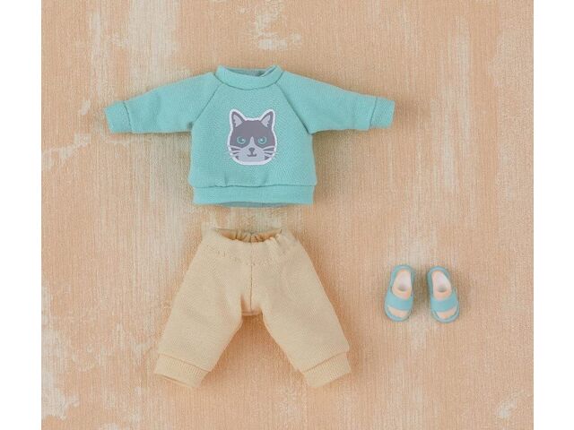 Nendoroid Doll Outfit Set Sweatshirt and Sweatpants Light Blue Room Wear G17366