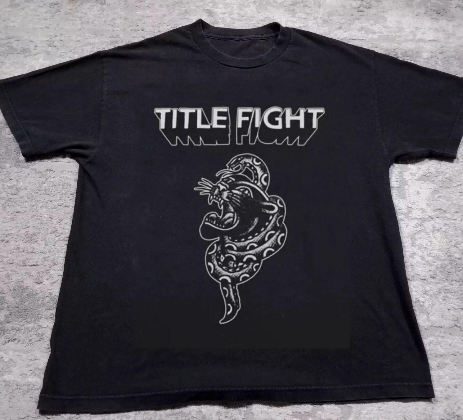 26 Title Fight Band Short Sleeve Unisex T Shirt Full Size S-5XL Unisex T-Shirt L