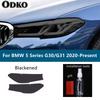 For BMW 5 Series Facelift G30 G31   Car Headlight Tint Smoked Black Protective Film Transparent TPU Sticker Accessories