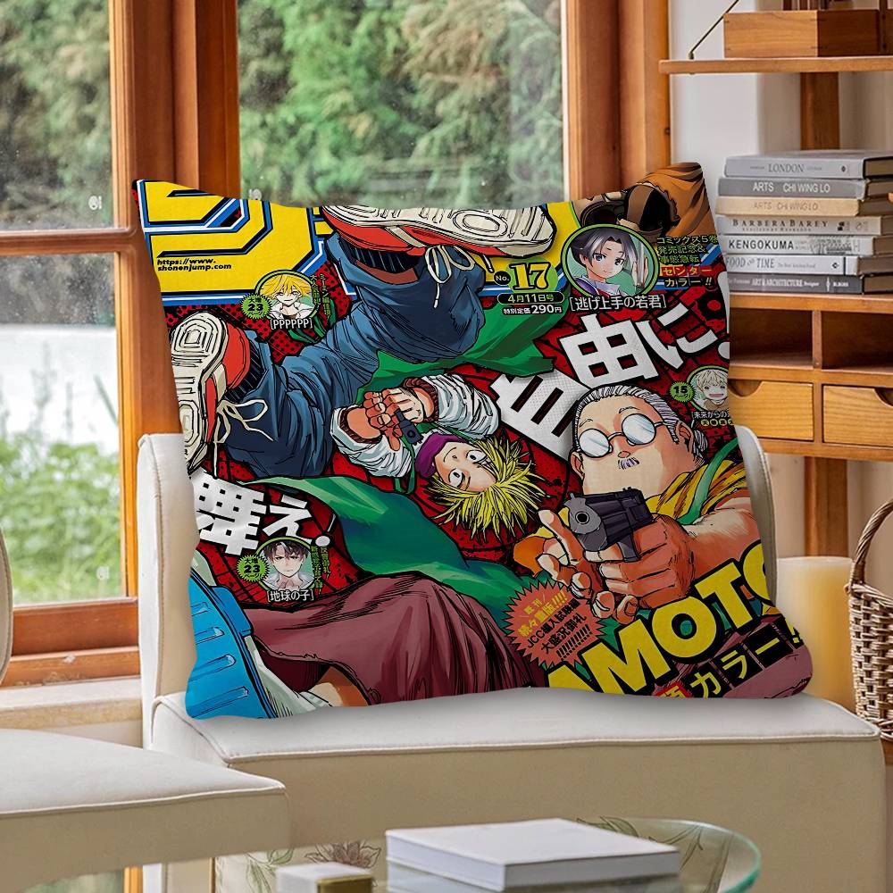 Anime SAKAMOTO DAYS Personalized Pillow Cover Kids Bedroom Wild Party Decor Pillowcase Kid Birthday Shower Gift