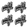 10pcs /Lots Western Cowboys Embroidered Patches Letter Patch Iron On Patches For Clothing Thermoadhesive Patches Jackets Hats Diy 
