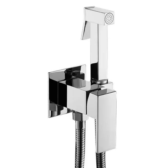 Modern Style Zinc Alloy Handheld Bidet Hot and Cold Water Taps Toilet Sprayer for Hotel Bathroom Shower Faucet