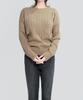 Keulleiseu Basic Cable Knit Sweater_Black