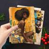 32pcs, Black Women Portrait Postcards, Feminine Charm, Birthday/Anniversary Gifts, Collectibles, Suitable for Gifting, Mailable.