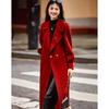 Sisui Nianhua Women's Elegant Mid-Length Wool Coat