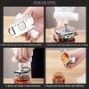 Stainless Steel Can Bottle Opener Effortless Opening Tool Restaurant Hotel Kitchen Home Use Durable Rustproof Easy Grip