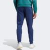 Adidas Mid Rise Drawstring Cuffed Casual Knit Sports Pants Men Bottoms Blue HU0068