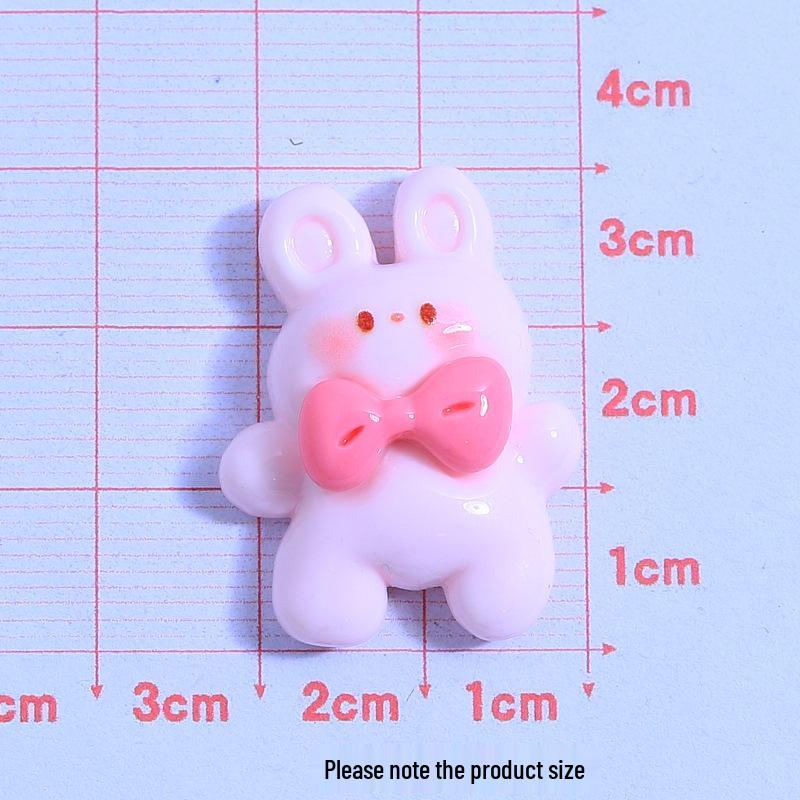 Cartoon Rabbit & Duck Resin Accessories - Shoe Buckles & Hair Clips