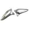 Carbon Fiber Motorcycle Accessories Heel Plates Guards Footrests for Speed Triple 1200RS 1200RR -2024