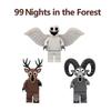 Non-Toxic 99 Night Forest Game Characters Building Blocks Toys 99 Night Deer Owl Statue 99 Night Forest Plastic Building Blocks Toys Gifts
