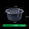 Jinwuyuan Disposable Round Plastic Takeaway Bowl with Lid