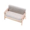 Dollhouses Loveseat Single Sofa Couch Handcrafted Miniature Decors For DIY Toy House Accessories