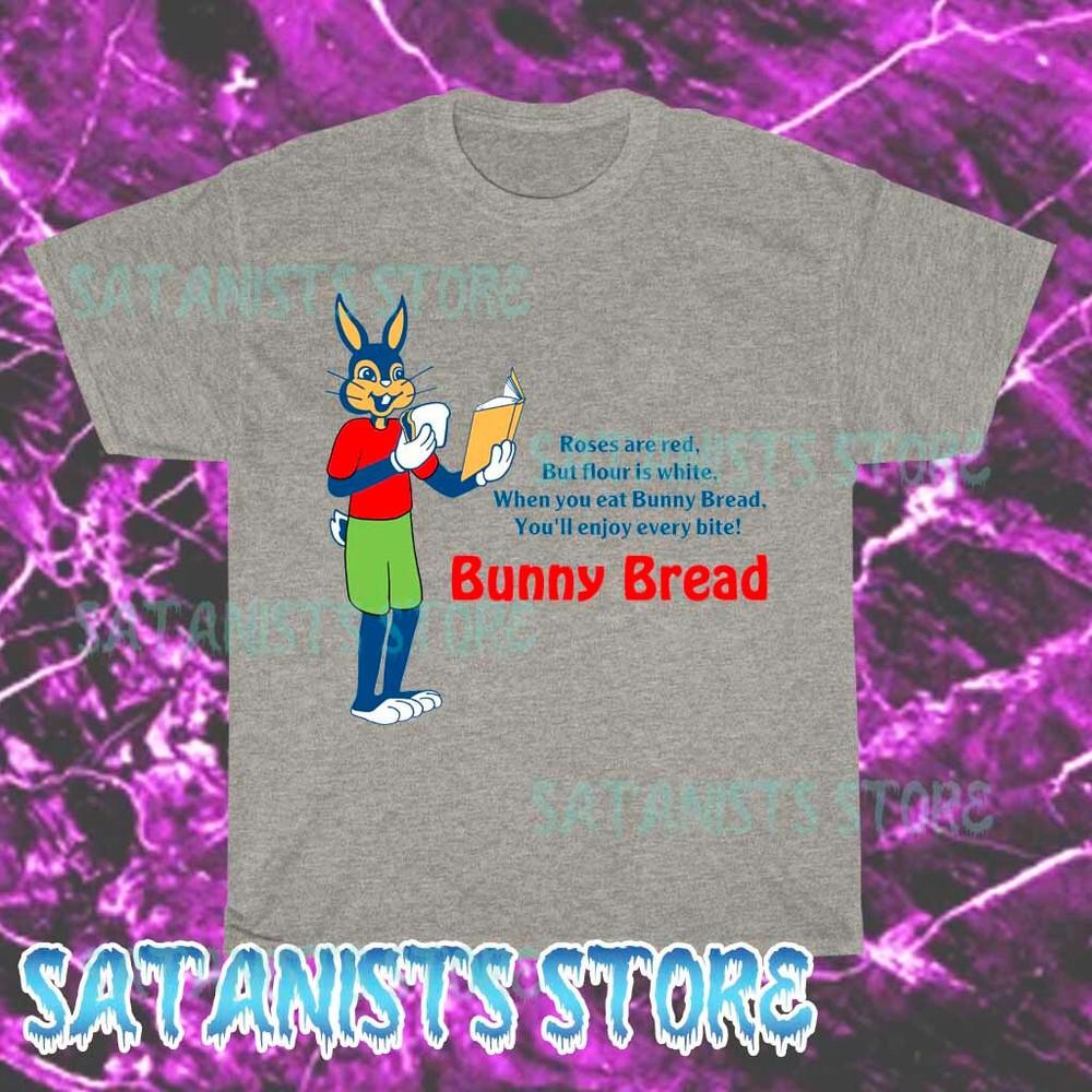 

New Bunny Bread Men s Grey T-shirt 1 Funny Size S to 5XL 3XL
