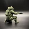 Soldier Pen Holder 3D Printed Kneeling Soldier Pencil Stand Desk Organizer for Office Home Tabletop Decor Gifts for Men Father