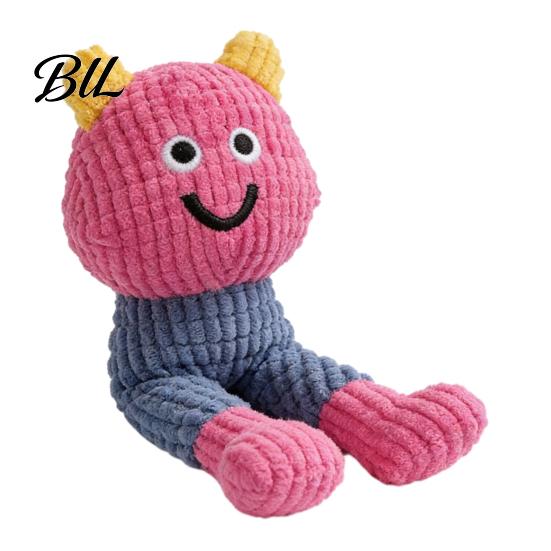 Cute Cat Toy Crinkle Sound Catnip Chew Interactive Plush Waffle Shape Kitten Teething for Indoor Cats Biting Entertainment Design
