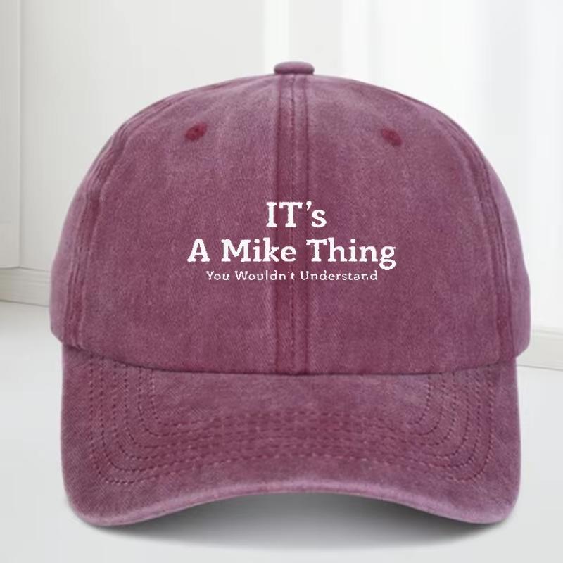 This Is Mike'S Matter, You Won'T Get It) Fashion Printed Baseball Cap, Vintage Dad Hat, Outdoor Casual Shade.Baseball Caps