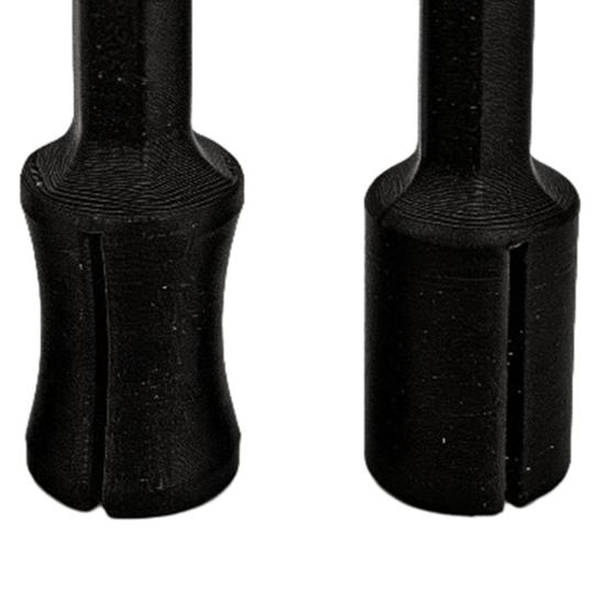 3Pcs Electric Drill Bits Lightweight 3D Printed Black Matte Finish Multi-Size Electric Drill Accessories DIY Tools