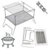Charcoal Kebab Stove with Storage Bag Barbecue Grill Stove Stainless Steel Portable for Outdoor Picnic Cooking