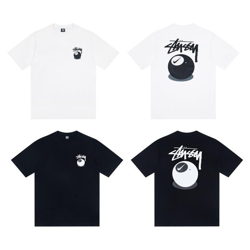 Camiseta de Algodón Unisex de Corte Holgado con Estampado de Letras Camiseta Casual de Manga Corta para Adolescentes y Adultos