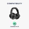kwmobile 2x Replacement Ear Pads for OneOdio Pro 10 Pro M Pro C Cushioned PU Black / / - Leather,