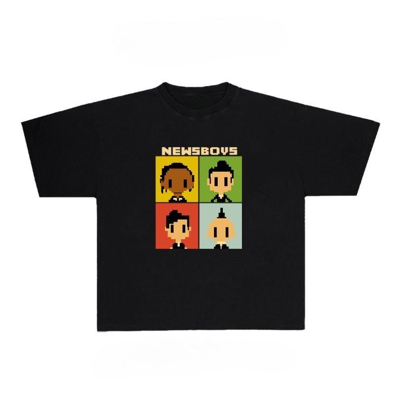 

Creative Pixel Avatar Graphic Unisex Cotton T-shirt Tee Casuai Short Sleeve Crewneck Top Fashion Streetwear Graphic T Shirts S