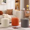 Wooden Ottomans Living Room Nordic Vanity Stool Modern Low Step Stools Office Decorative Ottoman Pouf Aesthetic Room Furnitures