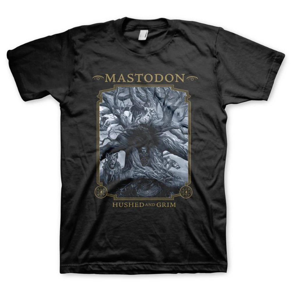 Mastodon Hushed and Grim Cover Logo T-Shirt S M L XL 2XL NEW L