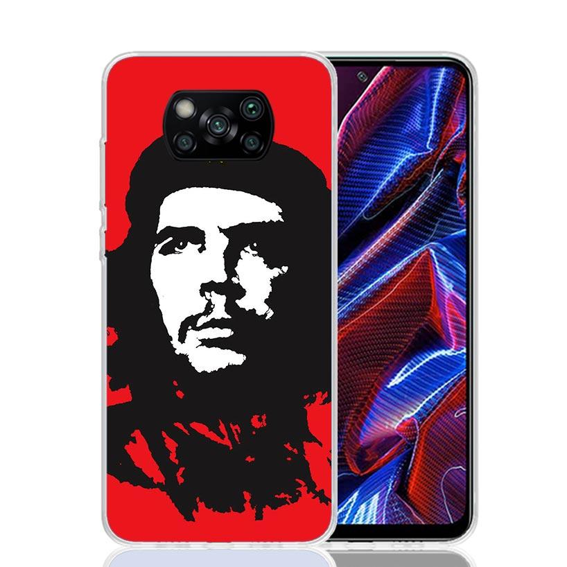 Che Guevara Cigarett Phone Case For Xiaomi Poco X7 X6 X5 Pro F7 Ultra Redmi 15C 15 13 13C 12 12C 10 10A 10C 9 9A 9C 9T Cover Poc