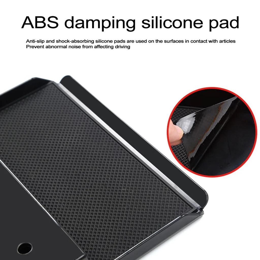 Upgrade Unterbildschirm-Aufbewahrungsbox für Tesla Modell 3 Modell Y -2022 Aufbewahrungszubehör Center Console Organizer Aufbewahrungsregal