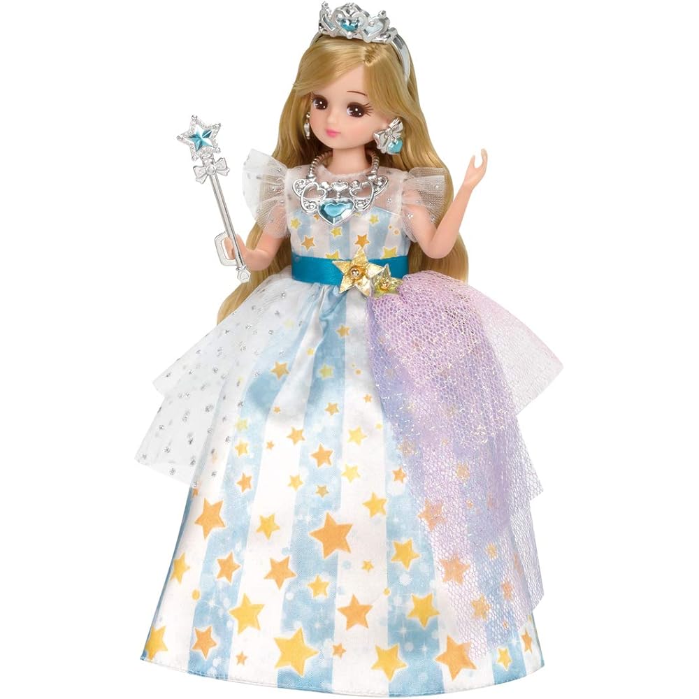 Licca-chan Doll LD-04 Twinkle Star Collectible Toy with Dress and Accessories