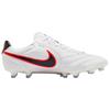 Nike Tiempo Ligera Pro Comfort Fit Soccer Shoes Unisex Soccer Shoes White Red HQ3158-106