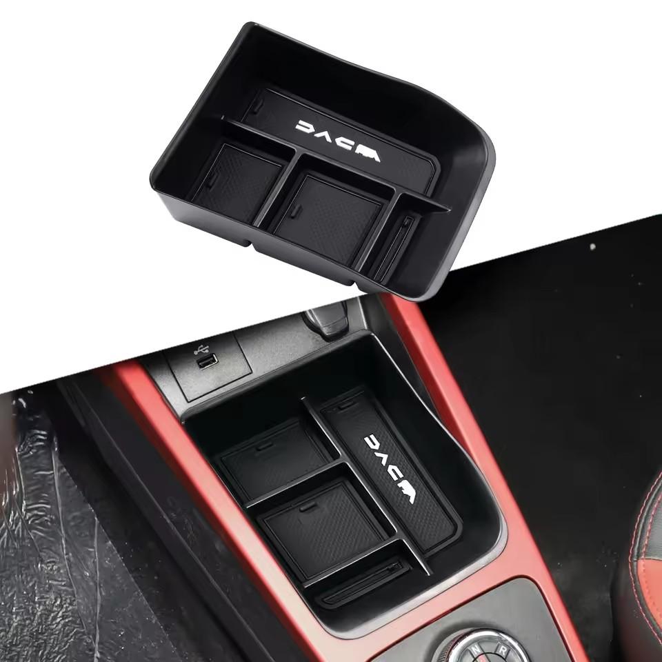 For Dacia Spring for Renault Kwid E-Tech 2025-2025 Center Console Armrest Storage Box Organizer Tray  Car Accessories
