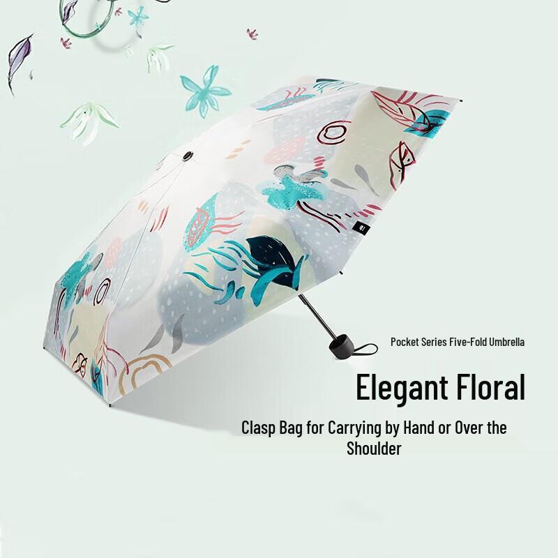 Beneath the Banana Pocket Series 5-Fold UV Umbrella
