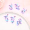 DIY Cartoon Ballet Rabbit Resin Accessories: Phone Case, Hair Clip, Water Cup, Crocs, and Fridge Magnet
