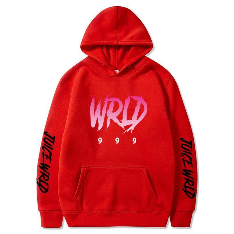 New hot sweater singer juice wrld print street popular men's and women's autumn and winter hoodie