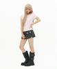 Setup Exe Lace Cross T-Shirt / Pink