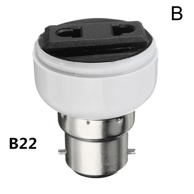 E27/b22 US/UK Plug Screw Light Bulb Socket Lamps Holders Female Sockets Power Supply Conversion Adapter For US EU Plug