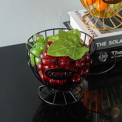 Capsule Basket,Coffee Pod Holder,Coffee Bar Counter Organizer Coffee Filter Holder,Coffee Bar Accessories for Kitchen Dinning Room Office Home Cafe