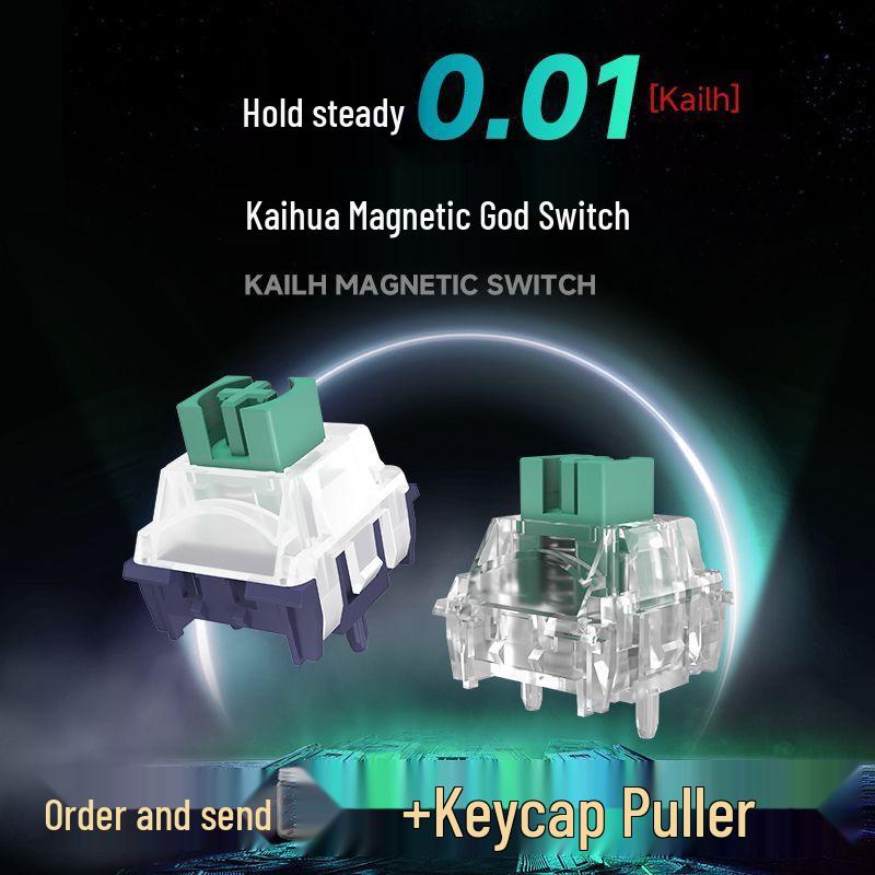 

Kailh Magnetic God RGB Fast Trigger Gaming Keyboard Switch 4 Keys [Includes Extractor Tool]