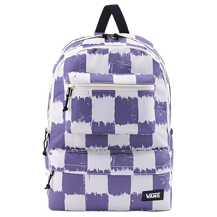 New Vans Polyester Backpack Regular Women's Purple & White VN000J2HDKD