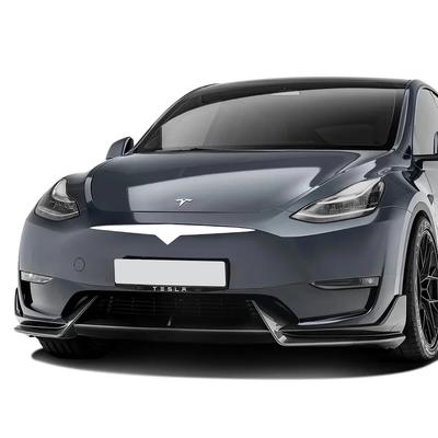 Auto Voorgrille Sticker Voor Tesla Model Y Voorbumper Fastback Waterdichte Vinyl Folie Decals Auto Exterieur Decoratie Accessoires