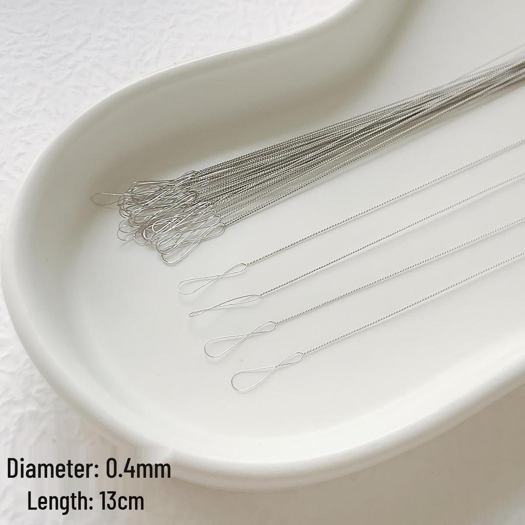 Ac cu Gămălie Răsucită pentru Înfilat Mărgele și Făcut Brățări