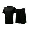 Summer Minimalist Comfortable Outdoor Quick-Dry Breathable Thin Cool Fitness Short Sleeve T-Shirt And Shorts Casual Sports Set YATW127-1