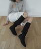 Moodnight Martha Silhouette Stretch Knee-High Boots - 2 Colors