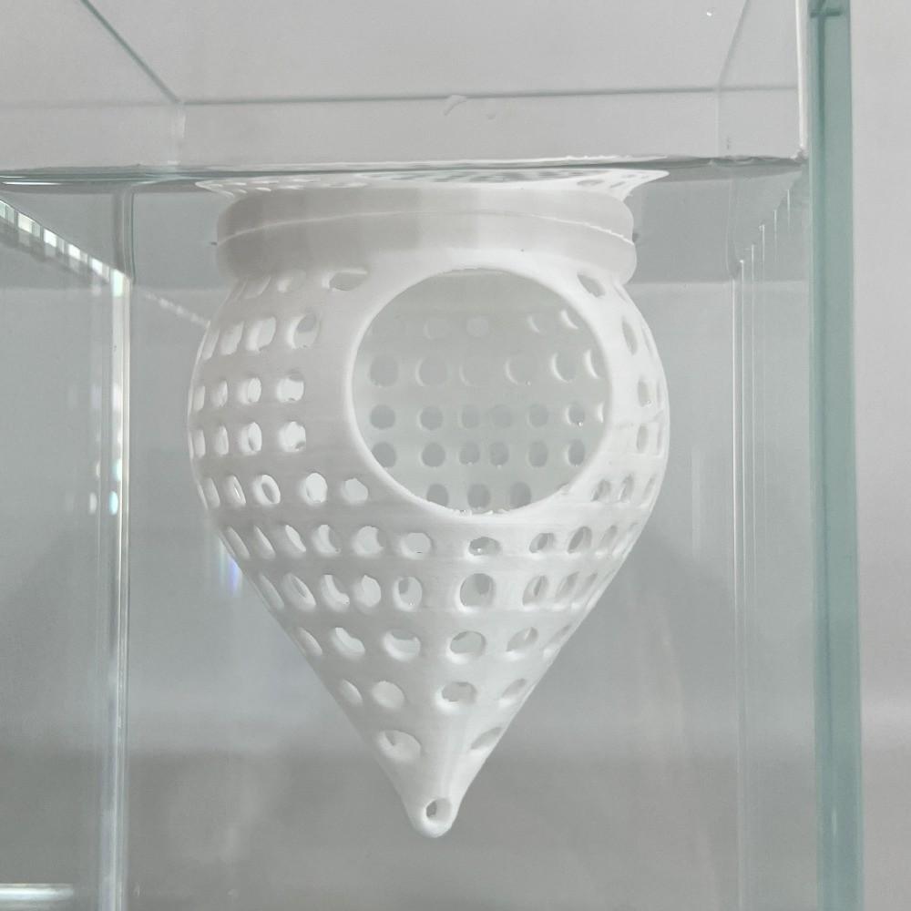 3D Printed Floating Fish Hammock Breeding House Hollow Aquarium Resting Platforms Hideout Plastic Hammock Feeding Ring