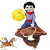 Dog Horse Saddle Costume Cowboy Pet Costume For Funny Halloween Creative Dog Cat Costume Clothes Fits Puppy Medium Dog Kitten