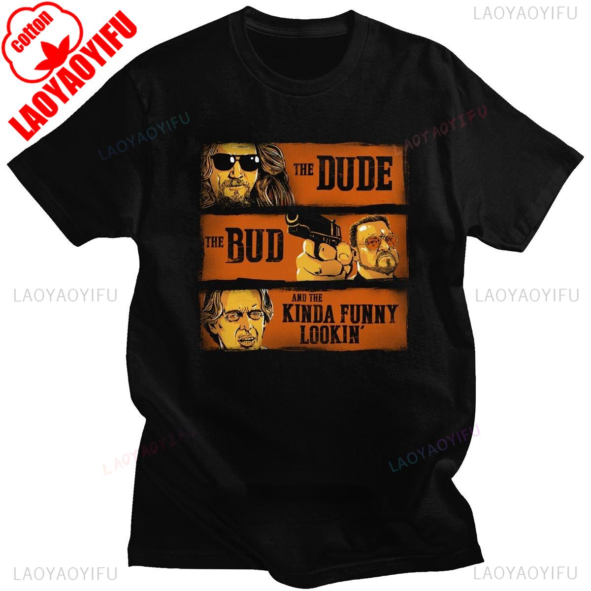 

Vintage The Big Lebowski Movie TShirt Dude Walter Sobchak Graphic Tee Woman Man Cotton Short Sleeve Harajuku Streetwear 4XL